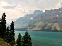 Bow Lake: located on the Bow River, in the Canadian Rockies