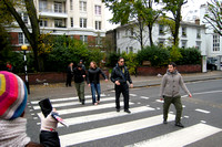 Others crossing at Abbey Rd.