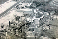 Old aerial shot of SHHS