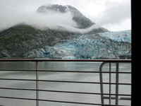 Glacier ice color