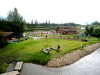 Home & kennels of the late Iditarod champion Susan Butcher & her husband