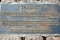 Famine plaque - Customs House Quay