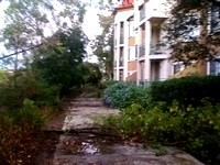 Path by other bldgs.