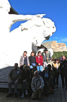 Crazy Horse Mem in rt. bkgd