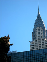 Chrysler Bldg on right (Grand Central Station figurine on left)