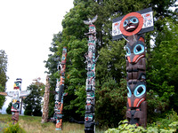 Totem Poles in Stanley Park