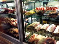 Meat freezer at Meat Shop
